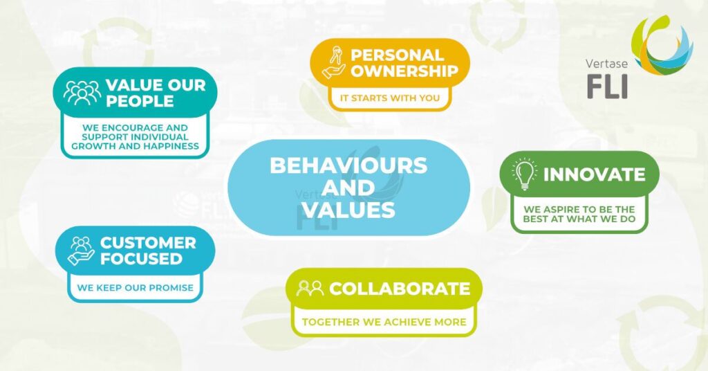 Vertase FLI Behaviours and Values