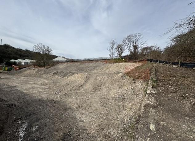 Poulton Close, Dover EXCAVATED WESTERN BATTER