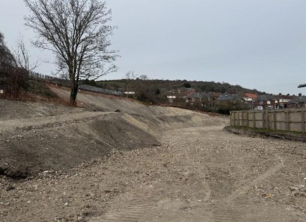 Poulton Close, Dover FINISHED FORMATION ACROSS SITE