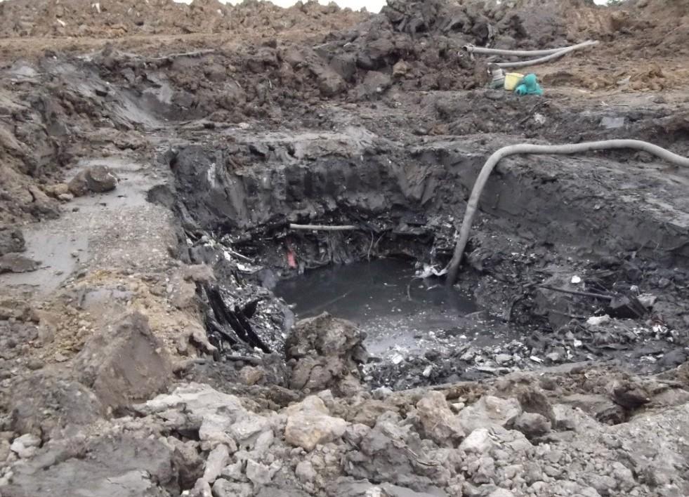 FORWARD DEWATERING FROM SUMPS at Sandford Farm