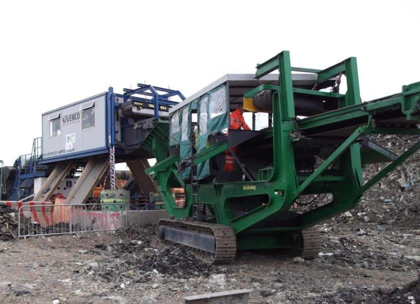 HANDPICKING LANDFILL WASTE TO SEGREGATE MATERIALS SUITABLE FOR REUSE ON SITE
