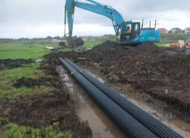 CULVERT CONSTRUCTION Woodford Aerodrome